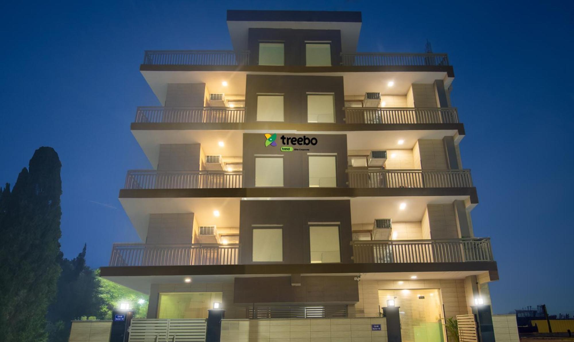 Отель Treebo Elite Corporate, Sector 62 Нойда Экстерьер фото